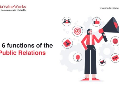 Top 6 functions of the Public Relations