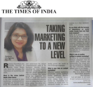 rachana chowdhary times of india article